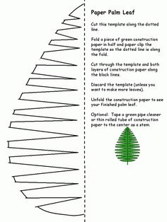 a paper christmas tree with instructions to make it look like an origami tree