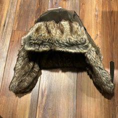 Screamer Brand Trapper Hat Brown With Fur Nwt From A Smoke Free Household Trapper Hat, Trapper Hats, Accessories Hats, Mens Accessories, Man Shop, Cream, Hats, Clothes, Color