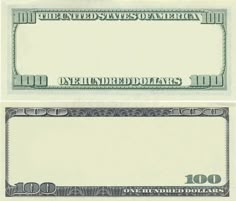 one hundred dollars bill with the words $ 100 and twenty dollars on it royalty illustration