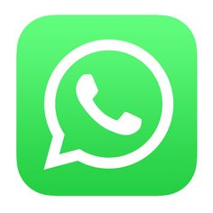 whatsapp logo with the phone icon in the bottom right hand corner, green and white