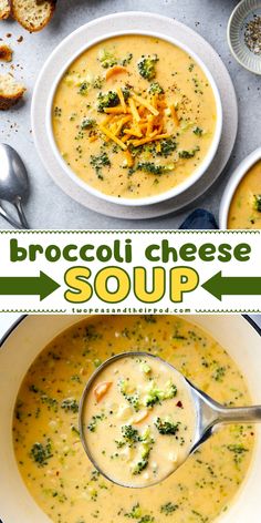 This Broccoli Cheese Soup is a delicious soup that's rich, creamy, and super cheesy! This classic soup recipe has tender broccoli and sharp cheddar cheese. It also makes an easy Fall comfort food! Save this pin. Cheese Soup Recipe Easy, Broccoli Cheddar Cheese Soup, Easy Broccoli Cheese Soup, Best Broccoli Cheese Soup, The Best Broccoli, Cheese Soup Recipe, Best Broccoli, Copycat Panera, Cozy Soup