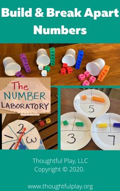 Composing And Decomposing Numbers To 10, Number Pairs To 10, Math Provocations, Decomposing Numbers Kindergarten, Composing And Decomposing Numbers, Homeschooling Classroom, Activity Based Learning, Mathematics Activities