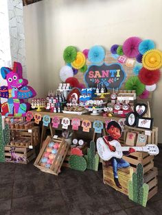 an image of a child's birthday party with decorations