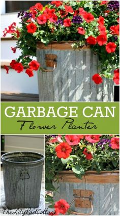 the words garage can turn plants into flower pots