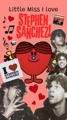 the poster for stephen sanchesz's little miss i love you musical show