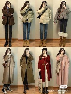 Winter Japan Outfit Women, Korean Ootd Winter, Korea Winter Outfit Korean Style, Japanese Winter Outfits Women, Tokyo Autumn Outfit, Japan Autumn Outfit Women, Korea Fall Outfit, Osaka Winter, Japanese Fashion Winter