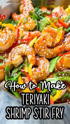 how to make teriyaki shrimp stir fry