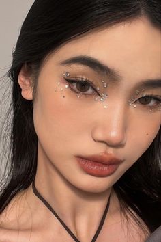 Halloweenský Makeup, Concert Makeup, Rhinestone Makeup, Rave Makeup, Ethereal Makeup, Makeup Makeover, Festival Makeup, Glitter Makeup, Asian Makeup