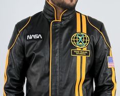 Ryan Reynolds, The Fall Guy Movie, Nasa Jacket The Fall Guy Movie Nasa Jacket, Fall Guy, Jacket Designs, The Fall Guy, Custom Jacket, Ryan Reynolds, Mens Costumes