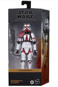 the star wars action figure is in its package