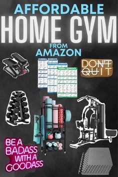 an advertisement for the home gym from amazon