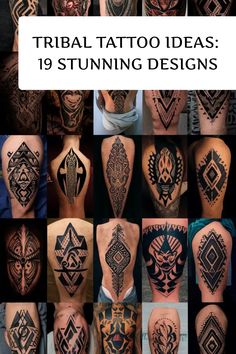 Tribal Tattoo Ideas: 19 Stunning Designs Next Tattoo, Amazing Images