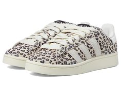 Adidas Leopard, Campus Adidas, Adidas Samba Outfit, Adidas Campus 00s, Adidas Athletic Shoes, Womens Adidas, White Core, Adidas Campus, Sneaker Slippers