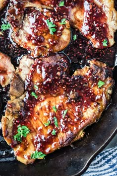 Balsamic Glazed Pork Chops, Glazed Pork Chops Recipes, Pork Chops And Applesauce, Balsamic Pork Chops, Cannellini Beans Recipes, Bone In Pork Chops, Pork Entrees, Flavorful Dinner, Glazed Pork Chops