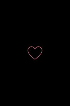 a black background with a pink heart on the left and right side of the screen