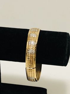 10k gold women bangle 5 Grams Light Weight  | eBay Gold Bangle Stamped 14k As Gift, White Gold Plated Bracelet, Classic Gold Bracelets With Elegant Design, Anniversary Yellow Gold Bangle Diamond Bracelet, Formal Diamond Bangle Bracelet, Formal White Gold Bangle With Intricate Design, Classic Hand Set Yellow Gold Bangle, Hand Set Yellow Gold Bracelet, Hand-set Yellow Gold Bracelet