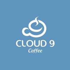 the logo for cloud 9 coffee, which is designed to look like an elephant's head