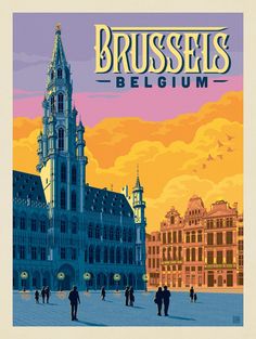 an image of a poster for brussels belgium