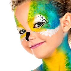 Parrot Face Painting, Bird Face Paint, Canary Birds, Bird Costume, Face Painting Easy