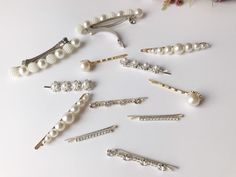 Hair clips, pearl hair clips, hair accessories, wedding, wedding hair accessories, stylish hair clips Pearl Hair Clips, Hair Accessories Wedding, Pearl Hair Clip, Accessories Wedding, Pearl Hair, Stylish Hair, Barrette Clip, Wedding Hair Accessories, Barrettes