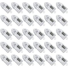 10 pack clear plastic door stoppers for doors and windows, 12mm x 8mm