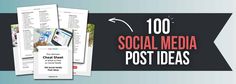 the top 100 social media post ideas