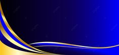 an abstract blue and gold background with wavy lines