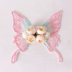 Elevate your hairstyle with our enchanting 4 colors gradient floral design butterfly wings hairclips. These exquisite hair accessories feature a delicate gradient of colors, seamlessly blending into florals that embody the grace and beauty of nature. Each hairclip is adorned with intricately designed butterfly wings, adding a whimsical touch to your look.  Perfect for both everyday wear and special occasions, these hairclips are available in four stunning color combinations to match any outfit. Colors Gradient, Design Butterfly, Your Hairstyle, Reasons To Smile, The Grace, Bunny Ear, Butterfly Wings, White Beads, Bob Wigs