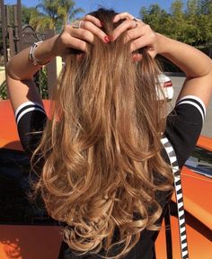 Catherine Paiz Hair, Butterscotch Hair Color, Butterscotch Hair, Catherine Paiz, Wine Hair, Cool Blonde Hair, Caramel Hair