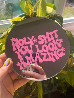 Our FEELING FAB mini mirror collection is all about creating mirrors that look so bloody cute, but also make you feel great! Each one features a colourful & fun design with a positive message to make you feel FAB or we can all relate too! They look great on your dressing table, wall, or even the perfect gift. One size - 15cm Acrylic mirror No hanging on the back Recommend hanging using a small command strip or white tack. Fun Mirrors, Mirror Paintings, Mini Mirror, Mirror Collection, Mirror Sign, Mirror Painting, Command Strips, Acrylic Mirror, Mirror Art