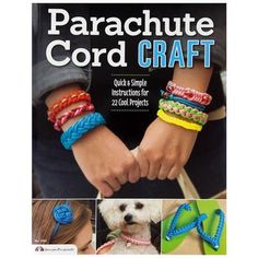 the book is about how to make parachute cord bracelets for dogs and cats