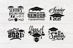 graduation svg cut files for silhouettes