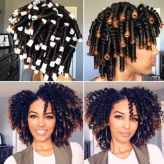 Natural Hair Perm Rods, Natural Hair Pictures, Perm Rod Set, Hair Perm, Twisted Hair, Perm Rods, Natural Hair Twists, Natural Hair Styles Easy, Types Of Hair