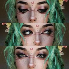 Fete Emo, Halloween Summer, Makeup Zombie, Fantasy Make-up, Halloween Make-up Looks, Halloweenský Makeup, Drag Make-up, Smink Inspiration, Fairy Makeup