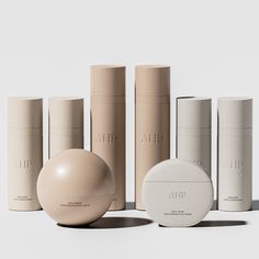 Beige replaceable airless pump bottle series Beige Skincare Packaging, Skincare Container Design, Sleek Skincare Packaging, Skin Care Bottles Design, Skincare Pump Bottle, Natural Skin Care Packaging, Cool Skincare Packaging, Product Design Cosmetics, Skin Care Bottle Design