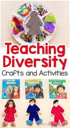 the book teaching diversy crafts and activities for kids to make with their own hands