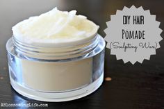 Diy Hair Pomade, Mens Pomade, Oil Remedies, Homemade Hair Products, Hair Pomade, Homemade Diy, Diy Hair Care, Diy Cosmetics, Beauty Remedies