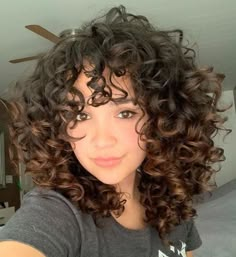 Short Curly Crochet Hair, Curly Hair Trends, Colored Curly Hair, Short Curly Haircuts, Long Layered Haircuts