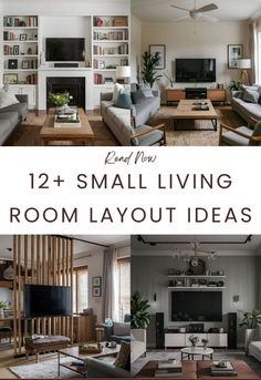 living room with couches, chairs and television in the middle is featured on this page