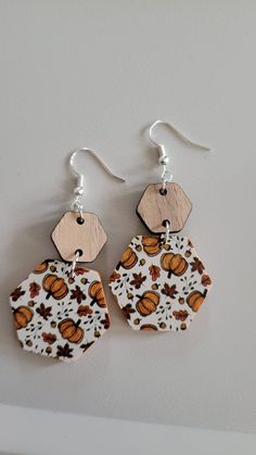 Fall Earrings, Cozy Fall Vibes, Pumpkin Jewelry, Thanksgiving Earrings, Autumn Leaves and Pumpkins Please, Harvest Season, Gift for Her-Hypoallergenic Autumn Leaves And Pumpkins Please, Thanksgiving Earrings, Pumpkin Jewelry, Cozy Fall Vibes, Fall Earrings, Harvest Season, Cozy Fall, Fall Vibes, Autumn Leaves