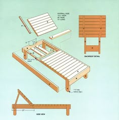 the plans for a bed frame and foot board are shown in this diagram, with instructions on how to build them