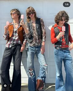 60s Fashion Rock, 60s Male Outfits, Bellboy Outfit, Hippie Outfits Men 70s, Hippie Fashion Men, 70s Summer Outfits, Rock Outfit Ideas, Hippie Outfits 70s, Retro 70s Fashion