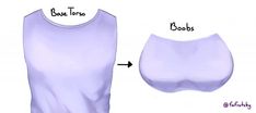 an image of a woman's breast before and after it has been made into a bra