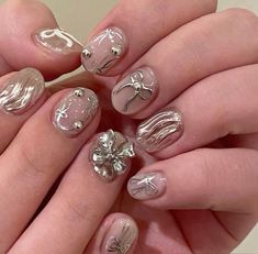 Pretty Gel Nails, Cute Gel Nails, Minimalist Nails, Nail Art Inspiration, Swag Nails, Short Nails, Spring Nails, Pink Nails, How To Look Pretty