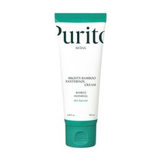 Purito SEOUL - Mighty Bamboo Panthenol Cream | YesStyle Purito B5 Panthenol Re-barrier Cream, Bamboo Extract, Barrier Cream, Lip Scrubs, Korean Products, Pure Water, Daily Skin Care Routine, Glow Up Tips, Healthy Glow