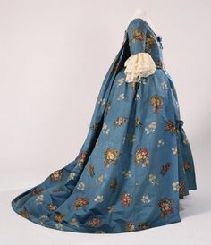 1760-65 Robe a la francaise 1760s Fashion, 18th Century Dresses, 1700 Fashion, Historical Gowns, 18th Century Women, 18th Century Dress, Rococo Fashion, 18th Century Costume, 18th Century Clothing