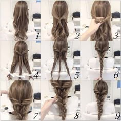 Braided Hair Tutorial, Wedding Hairstyles Tutorial, Really Long Hair, Braid Hairstyle, Fishtail Braid, Easy Braids, Braided Hairstyles Tutorials, Braided Hairstyles Easy