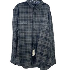 Nwt Nordstrom Men's Gray Plaid Relaxed Fit Long Sleeve Button-Up Shirt Size Xl - Brand: Nordstrom - Color: Gray - Condition: New With Tags Box - Category: Men's Clothing Shirts Casual Button-Down Shirts - Department: Men - Size Type: Regular - Type: Button-Up - Sleeve Length: Long Sleeve - Size: Xl - Material: Cotton Sku: Z362-U3g7rqphedhb Winter Shirt With Buttons And Relaxed Fit, Winter Relaxed Fit Shirt With Buttons, Winter Relaxed Fit Shirt, Gray Button-up Shirt For Winter, Winter Shirt With Spread Collar And Button Closure, Gray Button-up Flannel Shirt For Fall, Winter Shirt With Button Closure And Spread Collar, Gray Shirt With Button Closure For Fall, Gray Fall Shirt With Button Closure