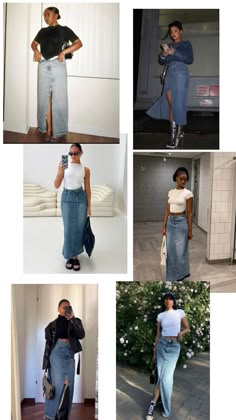 Skirt Outfits Aesthetic, Casual Chic Outfits, Modesty Outfits, Cute Modest Outfits, Denim Skirt Outfits, Classy Casual Outfits