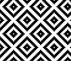 an abstract black and white background with diamond shaped squares in the center, which are repeated on both sides